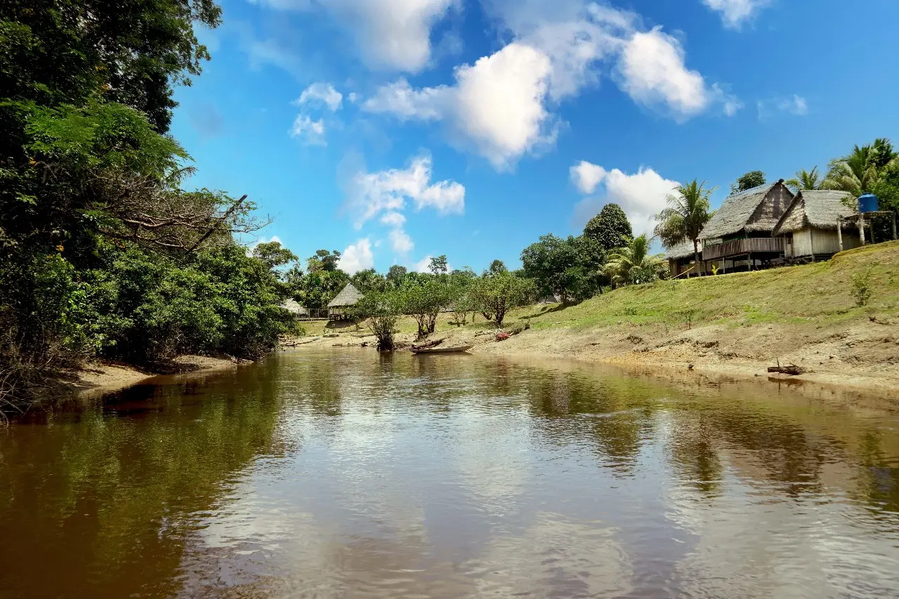 community of Jerusalén in a sacred circle near Tamshiyacu Tahuayo